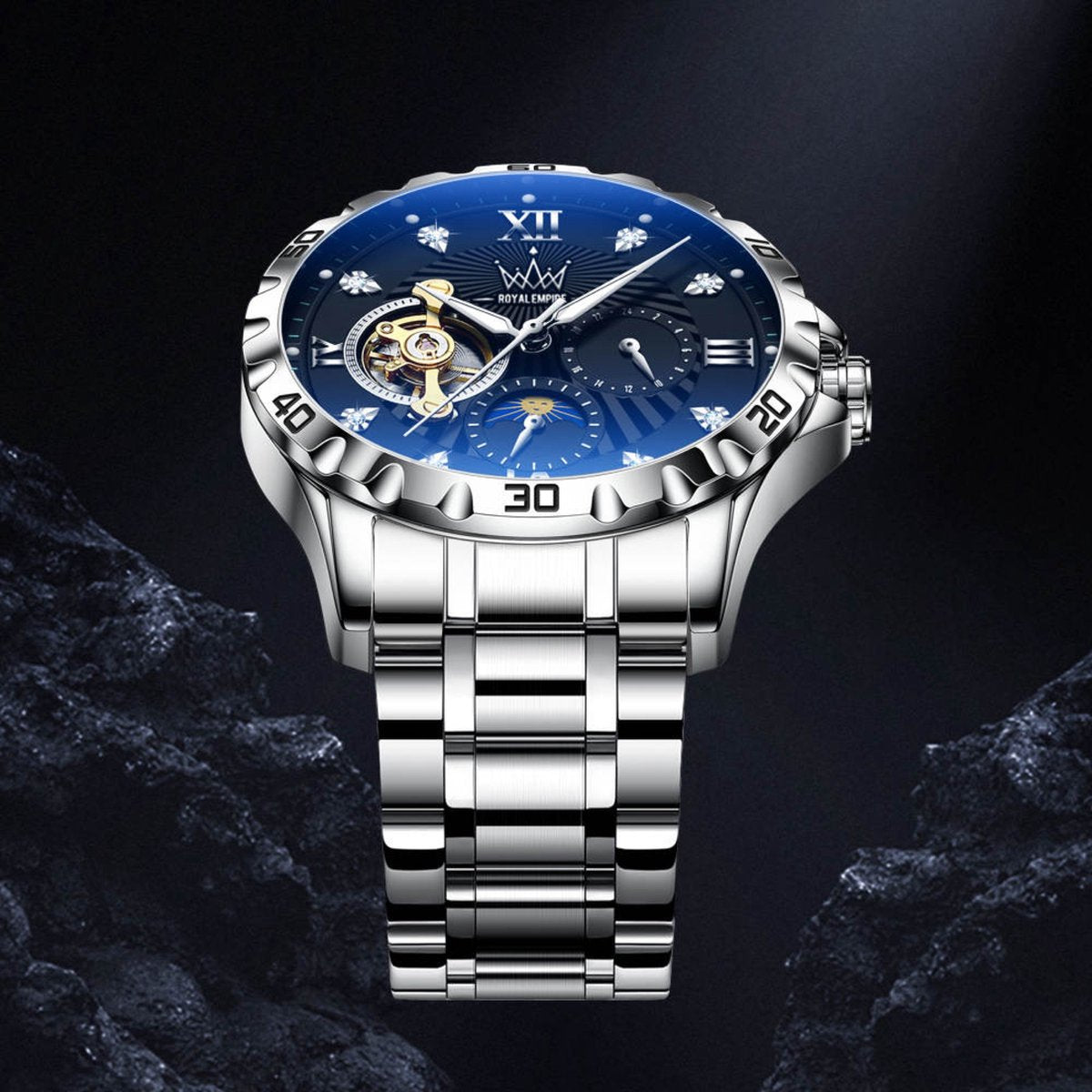 Royal Empire Watch Heren Automatisch Zilver