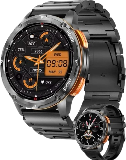 Royal Empire AK59 Heren Smartwatch Zwart