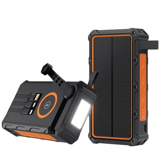 Royal Empire Handmatig Oplaadbare Solar Powerbank 30.000 mAh
