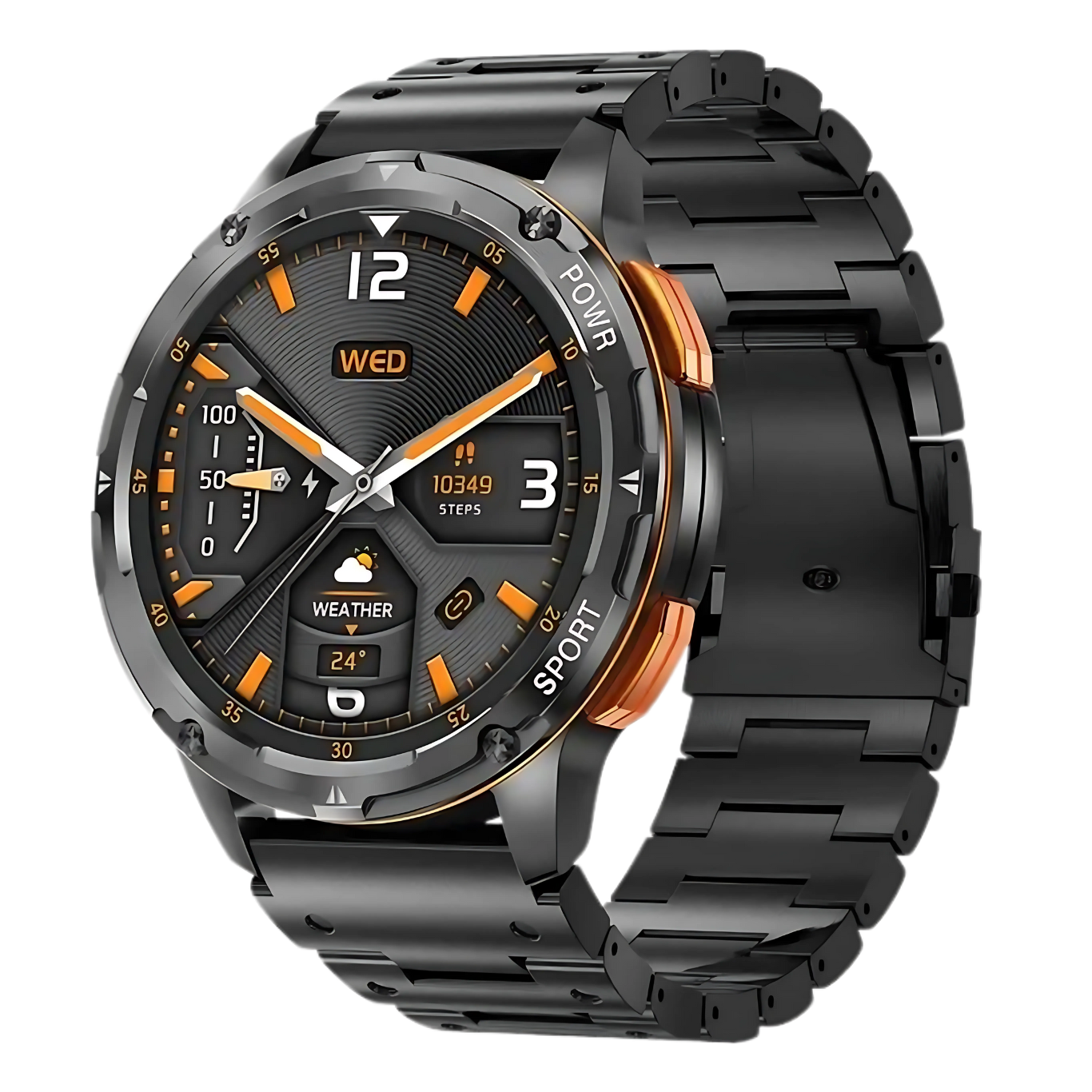 Royal Empire AK59 Heren Smartwatch Zwart