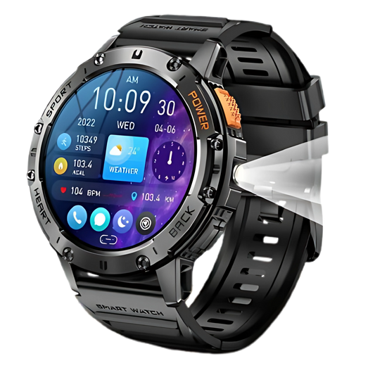Royal Empire AMOLED Smartwatch Heren Zwart