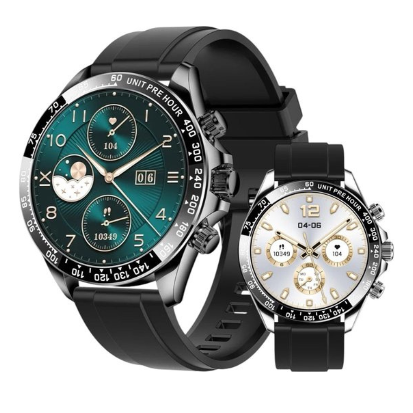 Royal Empire AMOLED Smartwatch Heren Stainless Steel