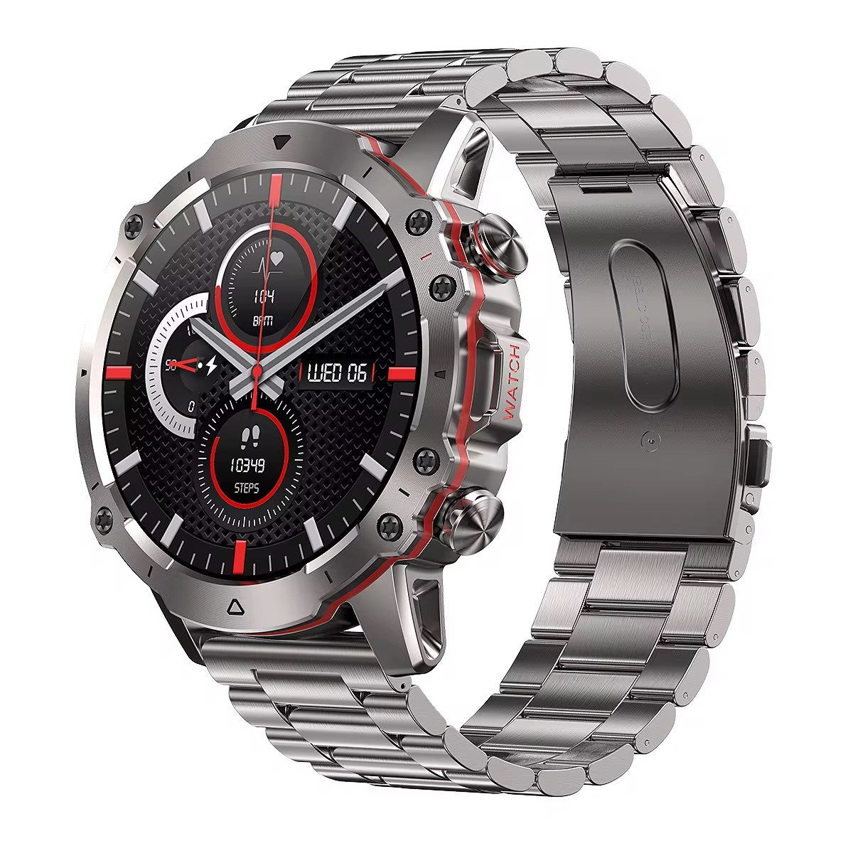Royal Empire AK56 Heren Smartwatch Zwart