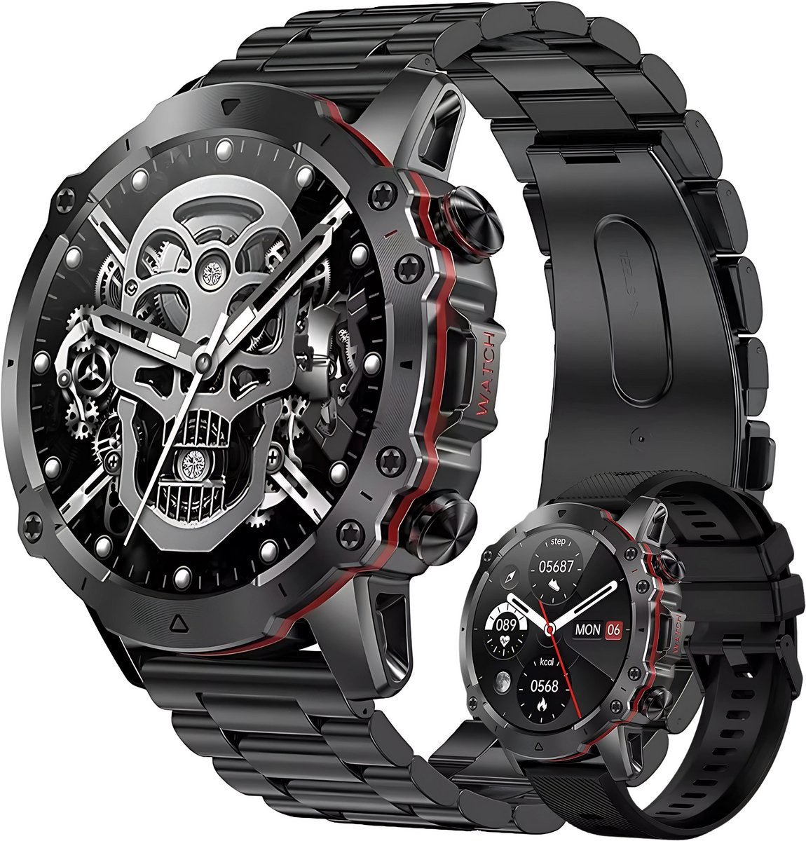 Royal Empire AK56 Heren Smartwatch Zwart