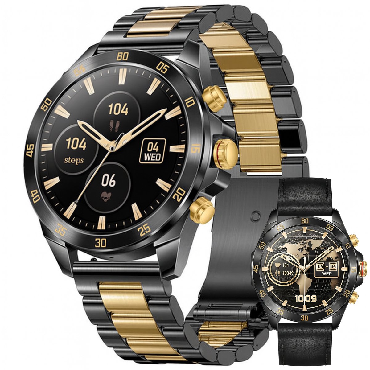 Royal Empire Amoled Pro Smartwatch Zwart