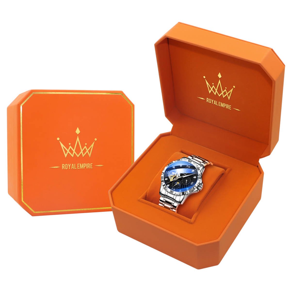 Royal Empire Watch Heren Automatisch Zilver