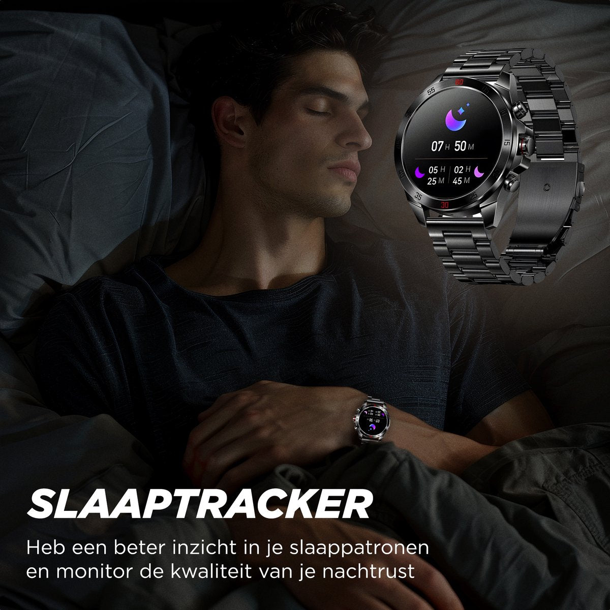 Royal Empire Amoled Pro Smartwatch Zwart