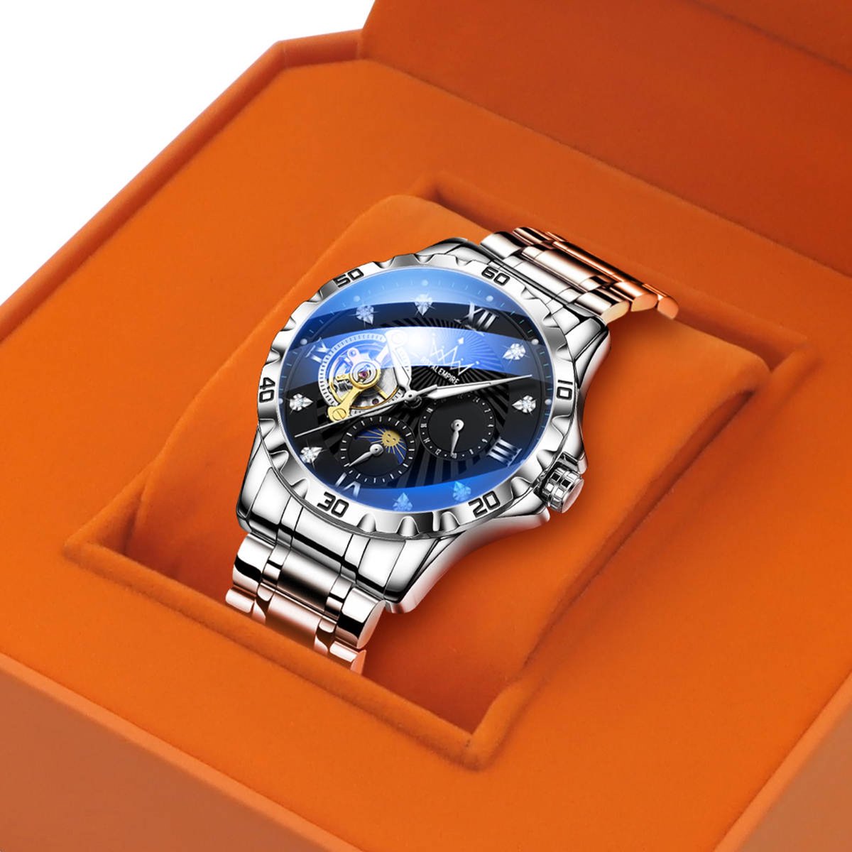 Royal Empire Watch Heren Automatisch Zilver