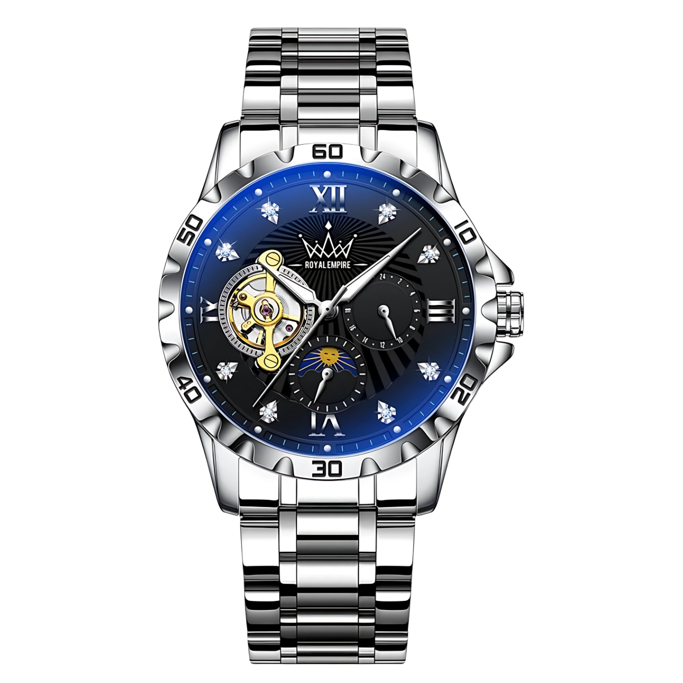 Royal Empire Watch Heren Automatisch Zilver
